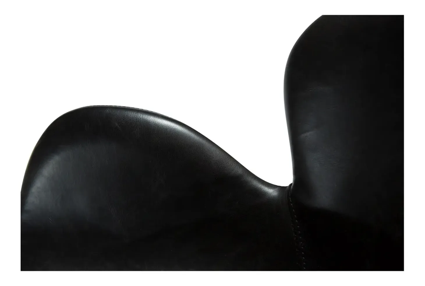 DAN-FORM - GAIA Office Stol - Vintage sort kunstlæder