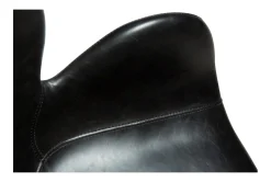 DAN-FORM - GAIA Office Stol - Vintage sort kunstlæder