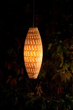 David Trubridge - Ebb Roll Lampe, natur