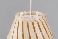 David Trubridge - Ebb Roll Lampe, natur