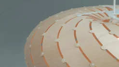 David Trubridge - Ebb Swell Lampe, natur