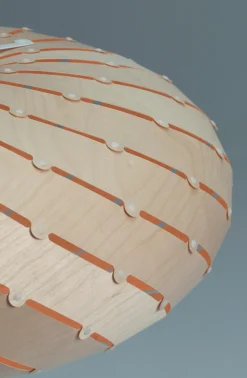 David Trubridge - Ebb Swell Lampe, natur