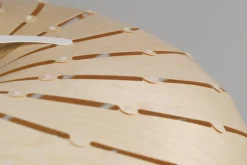 David Trubridge - Ebb Swell Lampe, natur