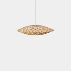 David Trubridge - Flax Pendel - Orange, 80 cm