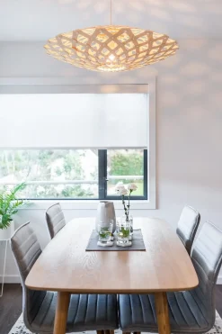 David Trubridge - Flax Pendel - Hvid/natur, 80 cm