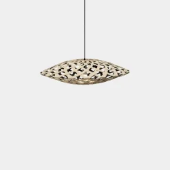 David Trubridge - Flax Pendel - Black/Natur, 80 cm