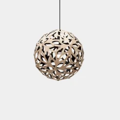 David Trubridge - Floral Pendel - Sort/natur Ø 60 cm