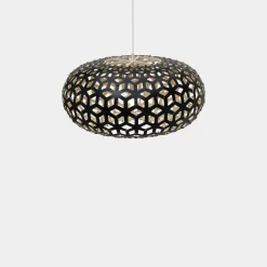 David Trubridge - Snowflake 80 cm - Black/Natur - sort/natur