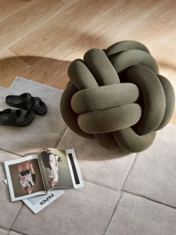 Design House Stockholm - Knot Pude XL - Forest Green