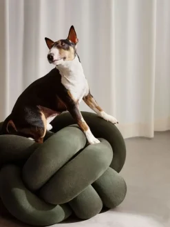 Design House Stockholm - Knot Pude XL - Forest Green