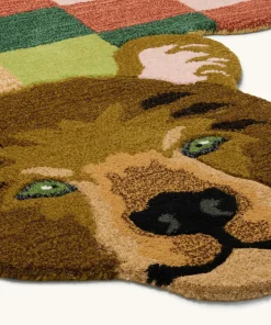 Doing Goods - Gulvtæppe - Archie Check Bear - Large