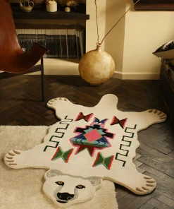 Doing Goods - Kasbah Polar Bear Gulvtæppe - Large