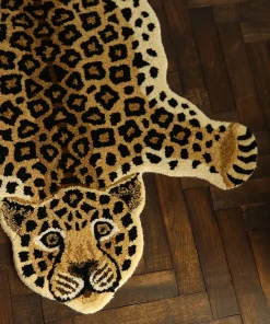 Doing Goods - Lilly Leopard Gulvtæppe - Large - brun