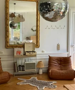 Doing Goods - Lilly Leopard Gulvtæppe - Large - brun