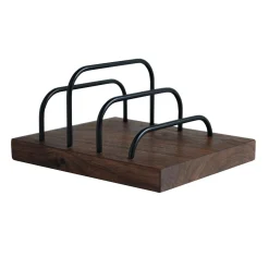 Dot Aarhus - Brass Dock - Tabletholder - Valnød/Sort