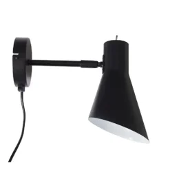 Dyberg Larsen - Denver væglampe - Mat sort