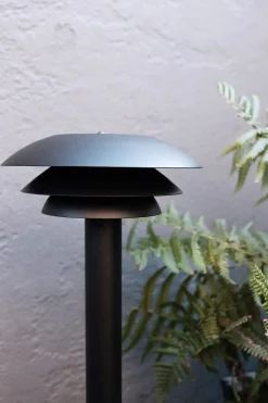 Dyberg Larsen - DL31 bedlampe - udendørs - sort (højde 100 cm)