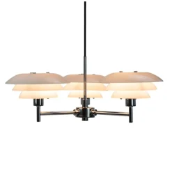 Dyberg Larsen - DL20 lysekrone - Opal/Krom