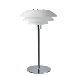 Dyberg Larsen - DL31 Opal bordlampe - Opal/Krom