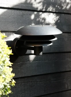 Dyberg Larsen - DL20 væglampe - udendørs - sort