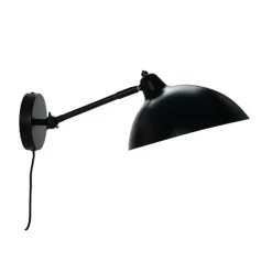 Dyberg Larsen - Futura væglampe - Sort/Hvid - 47 cm x 26 cm x 16 cm