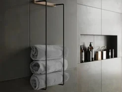 Ekta Living - Håndklædeholder - Towel Rack - Olieret Eg