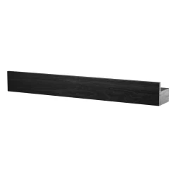 Ekta Living - Knivmagnet Hylde - Magnet Shelf - Sort Eg - 40 cm