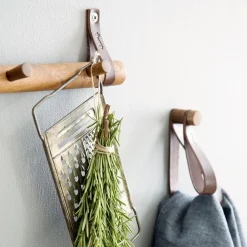 Ekta Living - Multikrog - Double loop - Røget eg (2 kroge i et sæt)