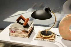 Fritz Hansen - Bordlampe - Kaiser Idell 6631-T - Mat Sort/Messing