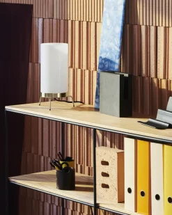 Fritz Hansen - Bordlampe - PM-02 - Messing/Glas