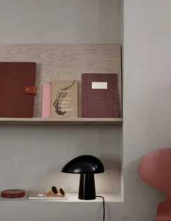 Fritz Hansen - Bordlampe - Night Owl Steel - Sort PVD