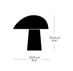 Fritz Hansen - Bordlampe - Night Owl Steel - Sort PVD