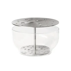 Fritz Hansen - Ikebana Vase Large - stål - 24 x 16 cm