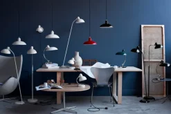 Fritz Hansen - Kaiser Idell 6631-P - Pendel - Hvid - Krom