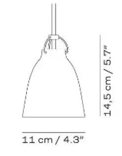 Fritz Hansen - Loftlampe - Caravaggio - P0 LED - Opal