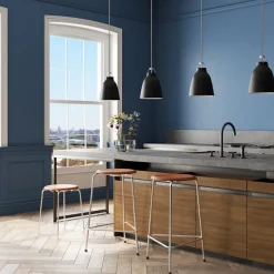 Fritz Hansen - Loftlampe - Caravaggio™ Matt - Sort - P1 Small