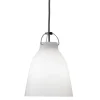 Fritz Hansen - Loftlampe - Caravaggio Opal - P1 Small - Silver ledning 3m