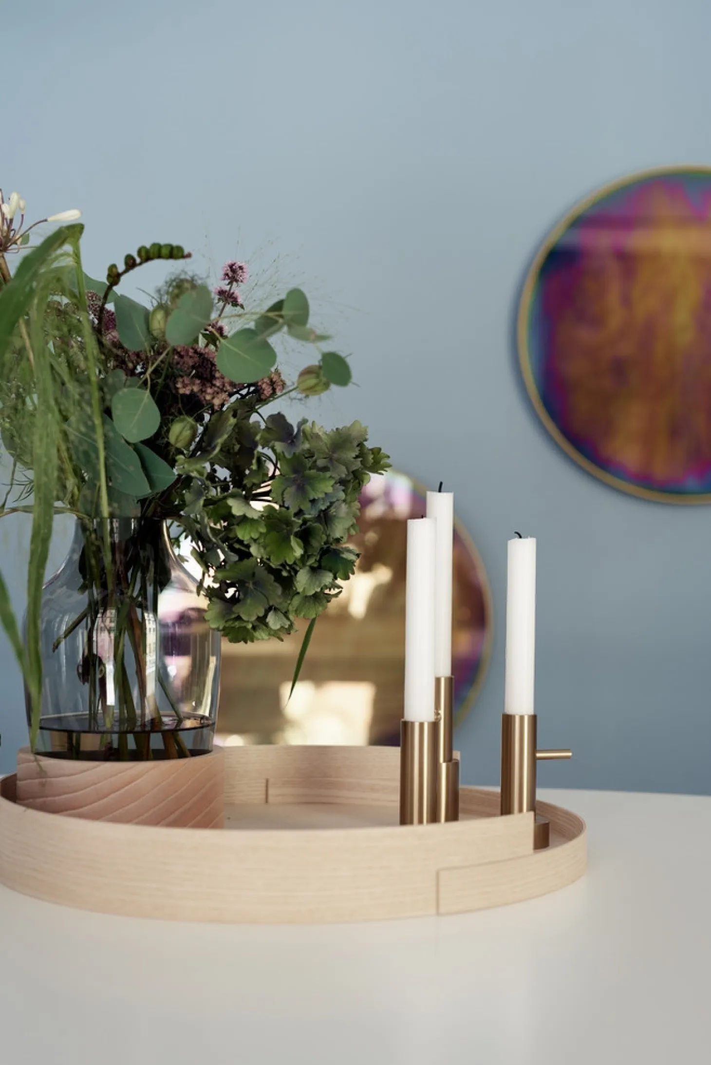 Fritz Hansen - Lysestage - Single - messing - 10x5 cm