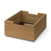Fritz Hansen - Opbevaringskasse - Cutter box low - Teak