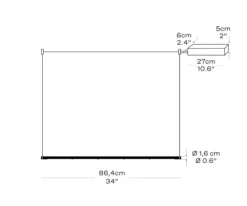 Fritz Hansen - Pendel - OneLine Zigbee - Stål