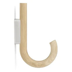 Gejst - Hook knage i EG og krom, 13 x 2 x 19 cm