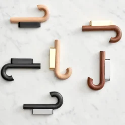 Gejst - Hook mini knage - Oak Chrome