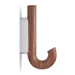 Gejst - Hook mini knage - Walnut Chrome