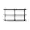 Gejst - NIVO D væghylde - Large - Sort ask/Sort