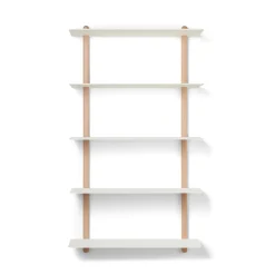 Gejst - NIVO E væghylde - Large - Lys eg/Hvid - 118x66 cm