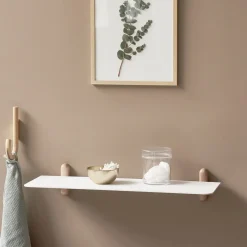 Gejst - NIVO G væghylde - Large - Lys eg/Hvid