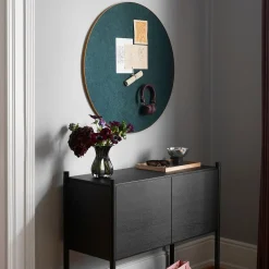 Gejst - Opslagstavle - Retell - Grøn og Messing kant - ø80 cm