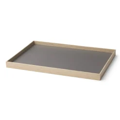 Gejst bakke - Frame tray medium i eg/grå