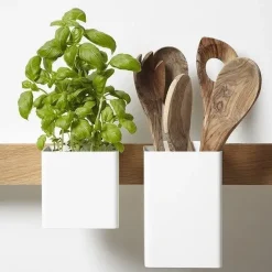 Gejst hylde - Flex rail køkkenhylde - Eg/sort - 60 cm