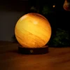 Gingko - AstraGlass light Bordlampe - Large - Sand Storm - 12x13 cm